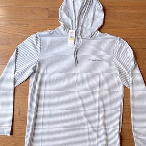 Vineyard Vines stripped performance hoodie